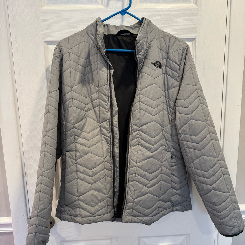 The North Face Gray Quilted Jacket
